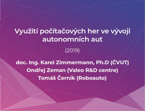 Využití počítačových her ve vývoji autonomních aut