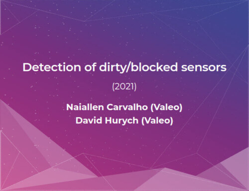 Detection of dirty/blocked sensors Meetup