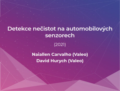 Detekce nečistot na automobilových senzorech (radar, kamera)