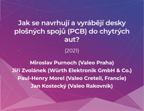 Jak se navrhují a vyrábějí desky plošných spojů (PCB), které se používají do chytrých aut?